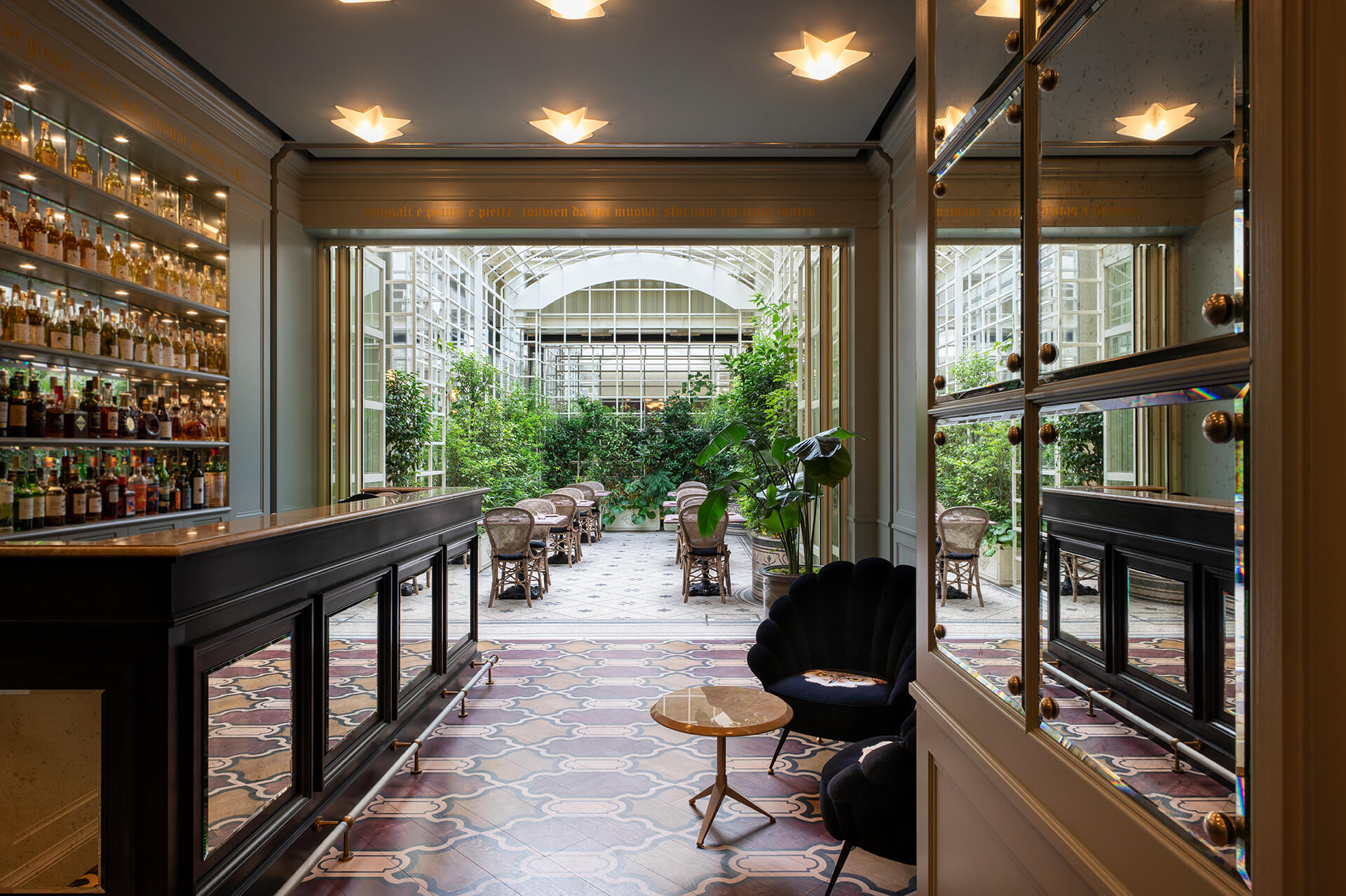 Terraço da Gucci Osteria Tokyo.